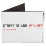 Street of anil  Wallet Tyvek® Billfold Wallet