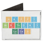Happy
 Birthday
 Lucas  Wallet Tyvek® Billfold Wallet