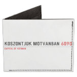 Köszöntjük Mótvánban  Wallet Tyvek® Billfold Wallet
