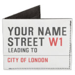 Your Name Street  Wallet Tyvek® Billfold Wallet
