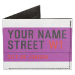Your Name Street  Wallet Tyvek® Billfold Wallet