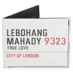 LEBOHANG MAHADY  Wallet Tyvek® Billfold Wallet