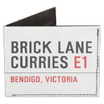brick lane  curries  Wallet Tyvek® Billfold Wallet