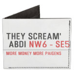 THEY SCREAM'  ABDI  Wallet Tyvek® Billfold Wallet