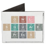 Owl
 Square
 Press  Wallet Tyvek® Billfold Wallet