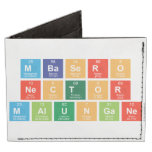Mbasero
 Nector
 Malungane  Wallet Tyvek® Billfold Wallet