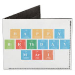 happy
 Birthday
 Mari  Wallet Tyvek® Billfold Wallet