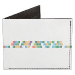 Never gonna give you up
 Never gonna let you down
 Never gonna run around and desert you  Wallet Tyvek® Billfold Wallet