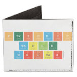 Periodic
 Table
 Writer  Wallet Tyvek® Billfold Wallet