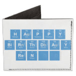 Happy
 Birthday
 René  Wallet Tyvek® Billfold Wallet