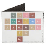           Golds
         chemical 
           symbol
               is 
              Au   Wallet Tyvek® Billfold Wallet
