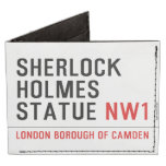 sherlock holmes statue  Wallet Tyvek® Billfold Wallet