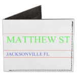 Matthew st  Wallet Tyvek® Billfold Wallet