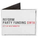 Reform party funding  Wallet Tyvek® Billfold Wallet
