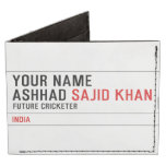 Your Name Ashhad  Wallet Tyvek® Billfold Wallet