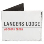 LANGERS LODGE  Wallet Tyvek® Billfold Wallet