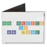 Papa cerdito
 vs
 bebe george  Wallet Tyvek® Billfold Wallet