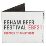 EGHAM BEER FESTIVAL  Wallet Tyvek® Billfold Wallet