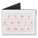 somos
 materia
 estelar  Wallet Tyvek® Billfold Wallet