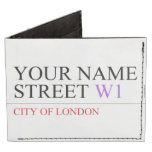 Your Name Street  Wallet Tyvek® Billfold Wallet