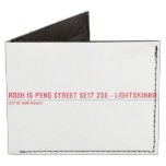 Rosh Is Peng Street  Wallet Tyvek® Billfold Wallet