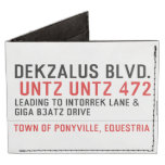 DekZalus Blvd.   Wallet Tyvek® Billfold Wallet