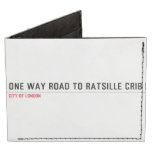 one way road to ratsille crib   Wallet Tyvek® Billfold Wallet