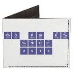 RhO Psi Eta
 Senior
 2014  Wallet Tyvek® Billfold Wallet