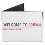 Welcome To  Wallet Tyvek® Billfold Wallet