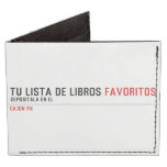 tu LISTA DE libros  Wallet Tyvek® Billfold Wallet