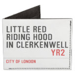 Little Red  Riding Hood  in CLERKENWELL   Wallet Tyvek® Billfold Wallet