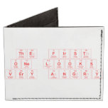 The first
 o|ne looks
 very angry  Wallet Tyvek® Billfold Wallet