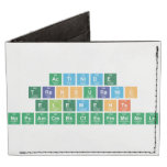 Actinide
 transuranic
 elements
 NpPuAmCmBkCfEsFmMdNoLr  Wallet Tyvek® Billfold Wallet