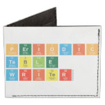 Periodic
 Table
 Writer  Wallet Tyvek® Billfold Wallet