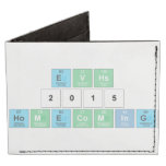 EVHS
 2015 
 HOMECOMING   Wallet Tyvek® Billfold Wallet