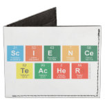 Science
 Teacher  Wallet Tyvek® Billfold Wallet