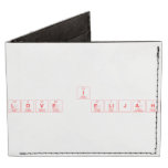 I 
 LOVE  ELIJAH                               Wallet Tyvek® Billfold Wallet