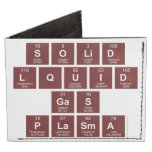 SOLID
 LQUID
 GAS
 PLASMA  Wallet Tyvek® Billfold Wallet