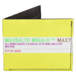 MAXSALTO MIGAL®™  Wallet Tyvek® Billfold Wallet