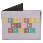 Periodic
 Table
 Writer  Wallet Tyvek® Billfold Wallet