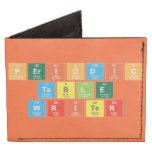 Periodic
 Table
 Writer  Wallet Tyvek® Billfold Wallet