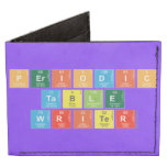 Periodic
 Table
 Writer  Wallet Tyvek® Billfold Wallet