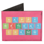 Happy 
 Birthday
 Chandni  Wallet Tyvek® Billfold Wallet