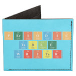 Periodic
 Table
 Writer  Wallet Tyvek® Billfold Wallet