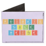 Periodic
 Table
 Writer  Wallet Tyvek® Billfold Wallet