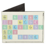No science
 is better 
 authenticated
 than
 the Bible  Wallet Tyvek® Billfold Wallet