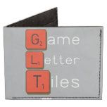 Game
 Letter
 Tiles  Wallet Tyvek® Billfold Wallet