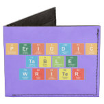 Periodic
 Table
 Writer  Wallet Tyvek® Billfold Wallet