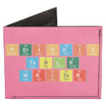 Periodic
 Table
 Writer  Wallet Tyvek® Billfold Wallet