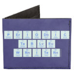 Periodic
 Table
 Writer  Wallet Tyvek® Billfold Wallet